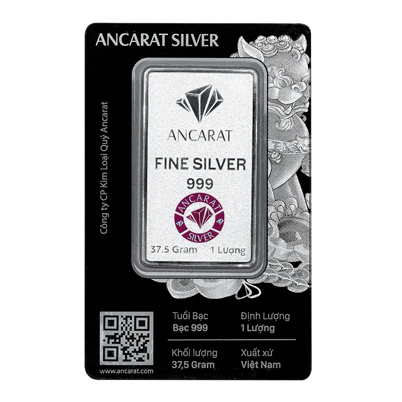 Bạc thỏi Bạch Lân Ancarat 1 lượng