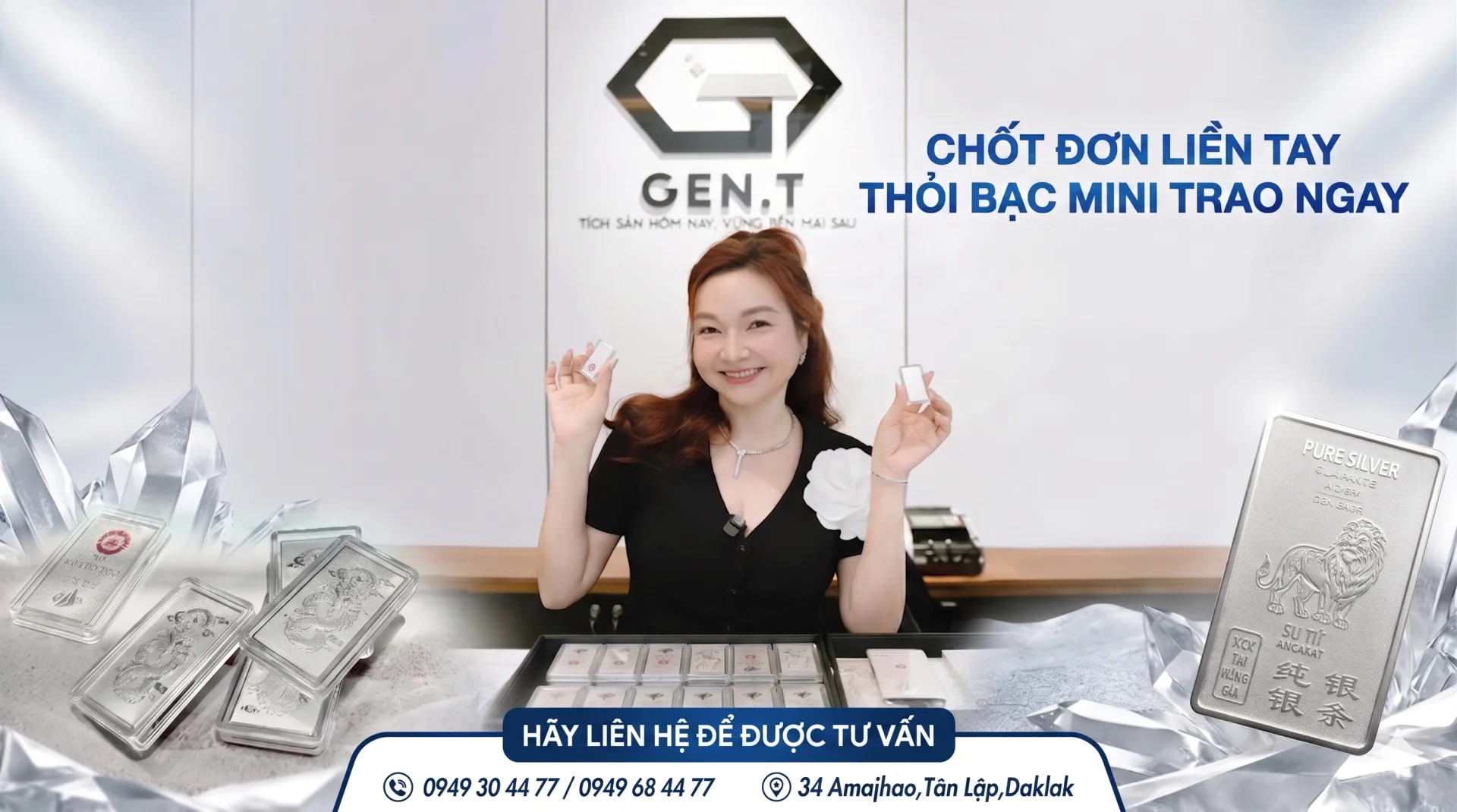 Mua bạc tích sản từ Gent tại dăk Lãk
